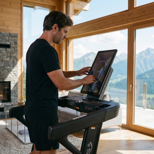PROFESSIONAL ELECTRIC HOME TREADMILL WITH INCLINE AND DECLINE FUNCTION HMS TERRUN475