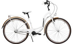 Dviratis AZIMUT Vintage 28" 3-speed 2023 white-cream matt