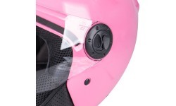 Atvērta tipa motocikla ķivere W-TEC Bareiro Fuchsia