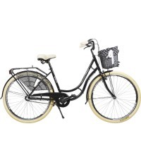 Dviratis AZIMUT Holland Retro 28" 3 ātrumu 2023 melns matēts