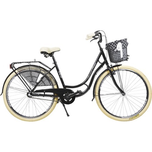Velosipēds Azimut Holland Retro 28" 3-speed 2025 melns matēts