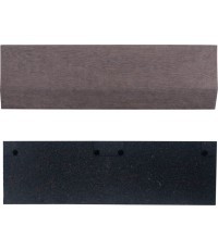 Ramp Piece for Luxteko Waffle Floor Mats 2 cm – 1 Pc. - Wood