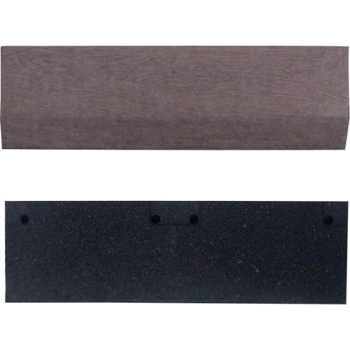 Ramp Piece for Luxteko Waffle Floor Mats 2 cm – 1 Pc. - Wood