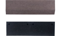 Ramp Piece for Luxteko Waffle Floor Mats 2 cm – 1 Pc. - Wood