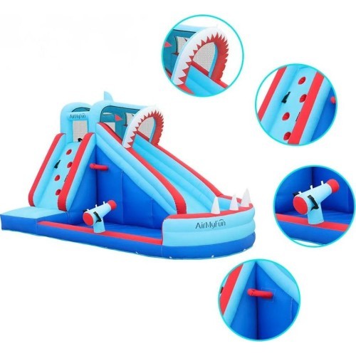Piepūšamā atrakciju pils AirMyFun Shark 83046
