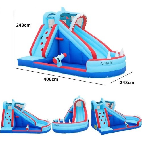 Piepūšamā atrakciju pils AirMyFun Shark 83046