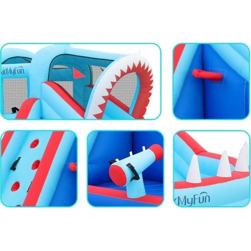 Piepūšamā atrakciju pils AirMyFun Shark 83046
