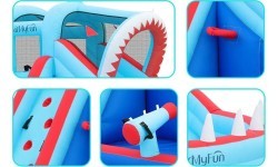 Piepūšamā atrakciju pils AirMyFun Shark 83046