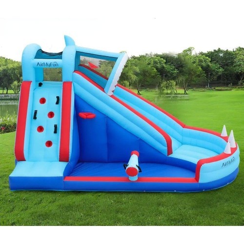 Piepūšamā atrakciju pils AirMyFun Shark 83046