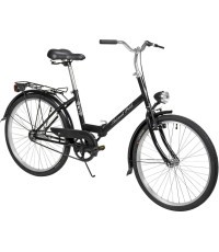 Dviratis AZIMUT Fold 24" 2023 melns matēts