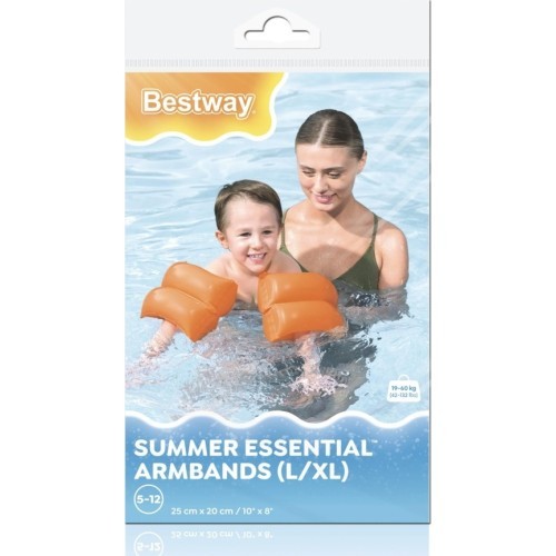 Oranžas BESTWAY peldēšanas piedurknes bērniem 25x20 cm