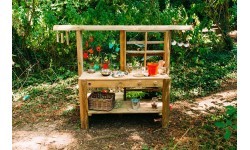 Wooden Outdoor Kitchen Plum Mud Pie 