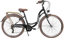 Velosipēds AZIMUT Vintage TX-7 28" 2025, matēts melns-krēmkrāsas