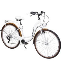 Velosipēds AZIMUT Vintage TX-7 28" 2023 balts-krēma matēts