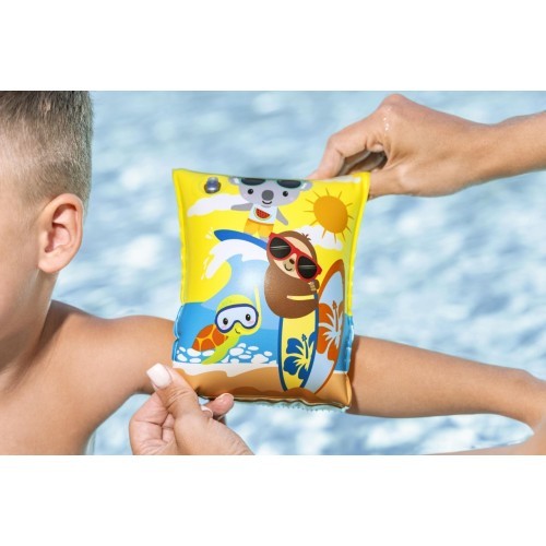 SUMMER SURF Arm Warmers Yellow 23x15cm Bestway