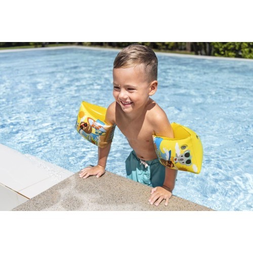 Нарукавники для плавания Bestway SUMMER SURF, жёлтые, 23x15 см