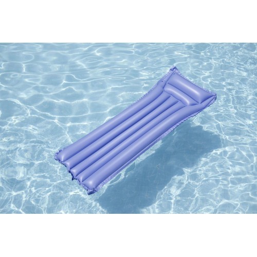 Inflatable Swimming Mattress Purple BESTWAY 183x69cm + Pillow
