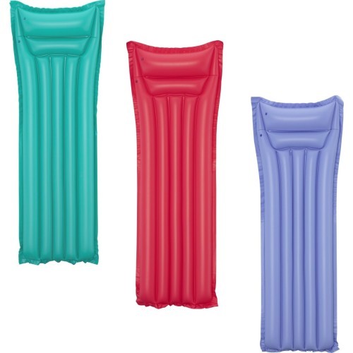 Piepūšamais peldēšanas matracis BESTWAY 183x69 cm, sarkans + spilvens