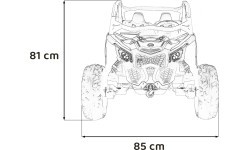 Elektromobilis kartings Maverick Turbo RR, oranžs