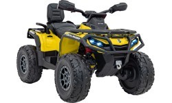 Quad Can Am Outlander ATV with Remote Control Yellow