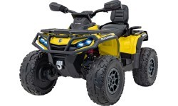 Kvadricikls Can-Am Outlander ar tālvadības pulti, dzeltens