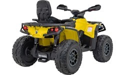Quad Can Am Outlander ATV with Remote Control Yellow