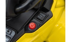 Kvadricikls Can-Am Outlander ar tālvadības pulti, dzeltens
