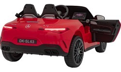 Elektromobilis Mercedes Benz AMG SL63, sarkans