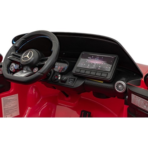Elektromobilis Mercedes Benz AMG SL63, sarkans