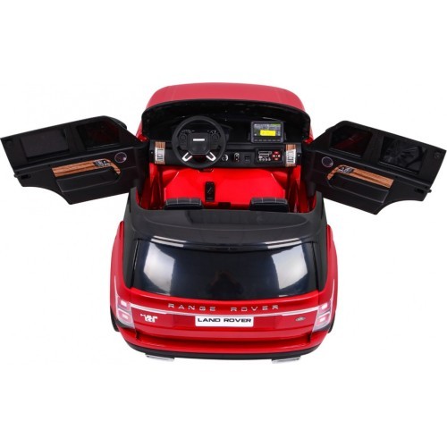 Elektromobilis Range Rover HSE, sarkans, divvietīgs ar pulti