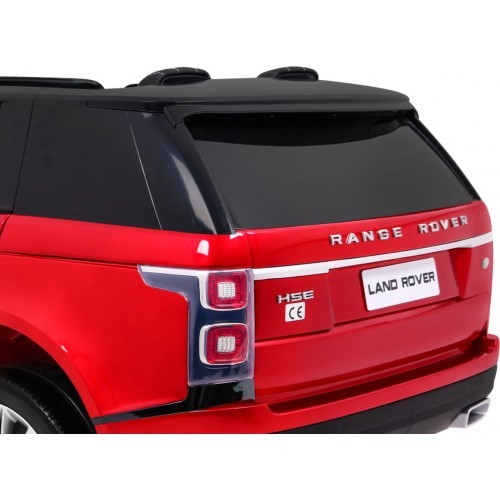 Elektromobilis Range Rover HSE, sarkans, divvietīgs ar pulti