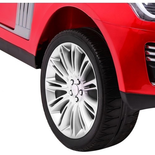 Elektromobilis Range Rover HSE, sarkans, divvietīgs ar pulti