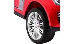 Elektromobilis Range Rover HSE, sarkans, divvietīgs ar pulti