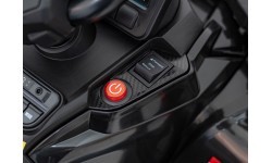 Elektriskais kvadriciklis Can Am Outlander ATV, melns