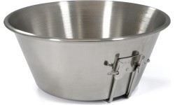 BasicNature Stainless steel bowl 'Sierra Cup'