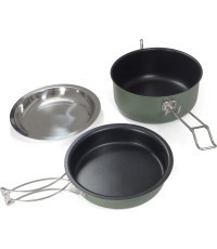 Origin Outdoors alumīnija ēdiena gatavošanas komplekts “Snap-Pack”