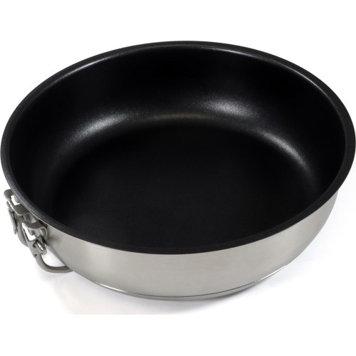 Origin Outdoors Stainless steel frying pan 'Non-Stick'