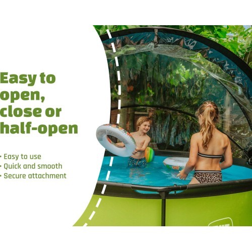 Baseina kupols EXIT ECO ø244 cm, universāls (arī Intex/Bestway)