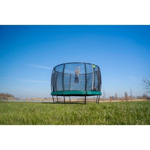 EXIT Lotus Premium trampoline ø366cm - green