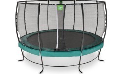 Batuts EXIT Lotus Premium ø427 cm, zaļš