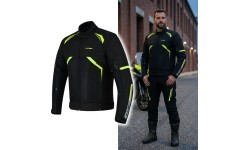 Мотоциклетная куртка W-TEC Timuco - Black-Fluo