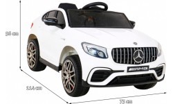 Детский электромобиль Mercedes Benz GLC63S, белый
