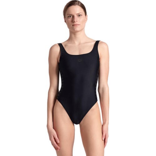 W Team Stripe U Back Black L - 500