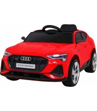 Elektromobilis Audi E-Tron Sportback, sarkans
