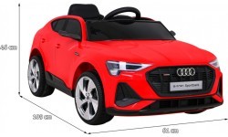 Vehicle Audi E-Tron Sportback Red