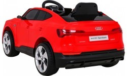 Elektromobilis Audi E-Tron Sportback, sarkans