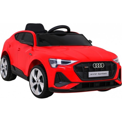 Elektromobilis Audi E-Tron Sportback, sarkans