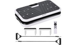 VIBRATION PLATFORM WITH PUSH-UP BARS AND RESISTANCE BANDS SVP09 HMS