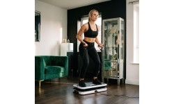 VIBRATION PLATFORM WITH PUSH-UP BARS AND RESISTANCE BANDS SVP09 HMS