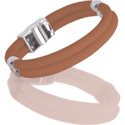 Магнитный браслет inSPORTline Toliman (коричневый) - Pink